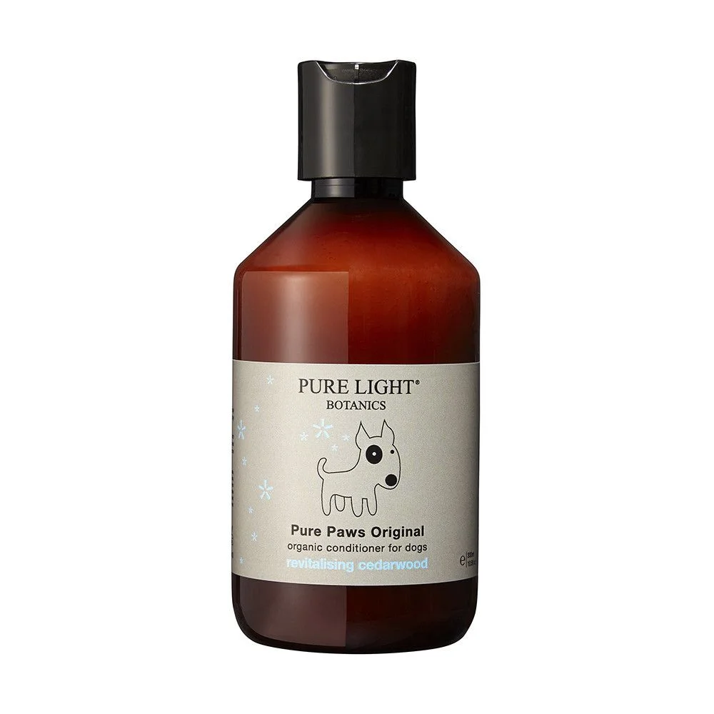Organic Conditioner Bottle Brown Pump Dog Care