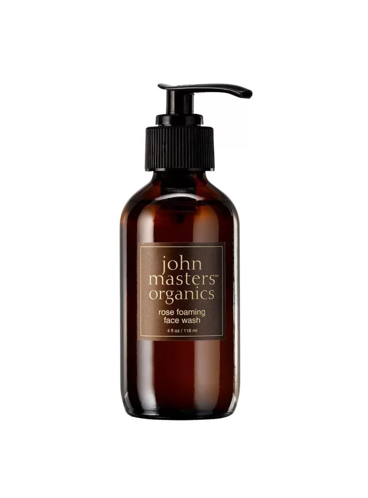 Organic Skincare Bottle Amber Glass Pump Dispenser