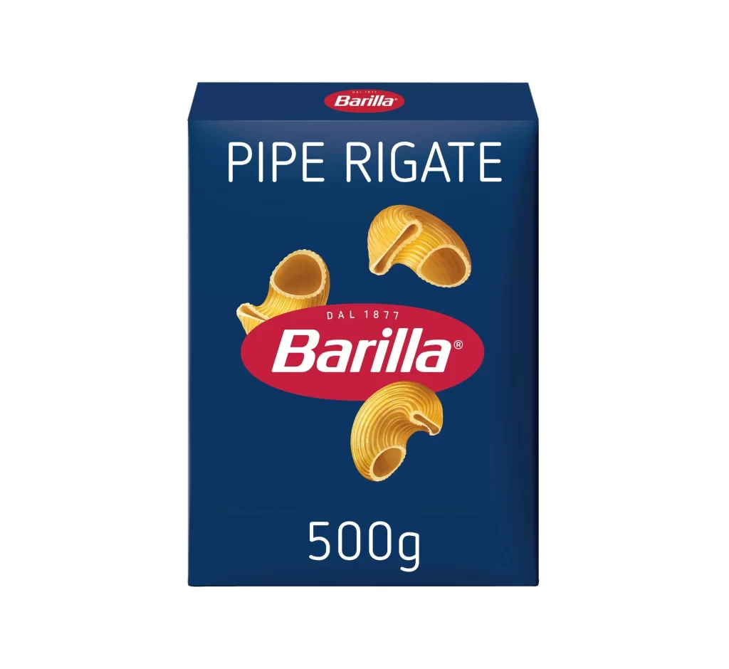 Pasta Blue Red Yellow Branding