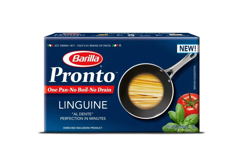 Pasta Box Blue Red White