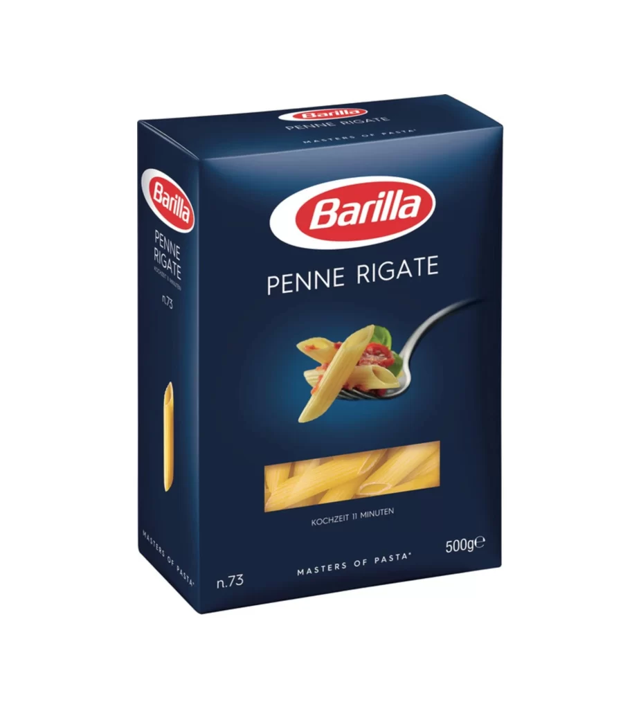 Pasta Box Blue Yellow