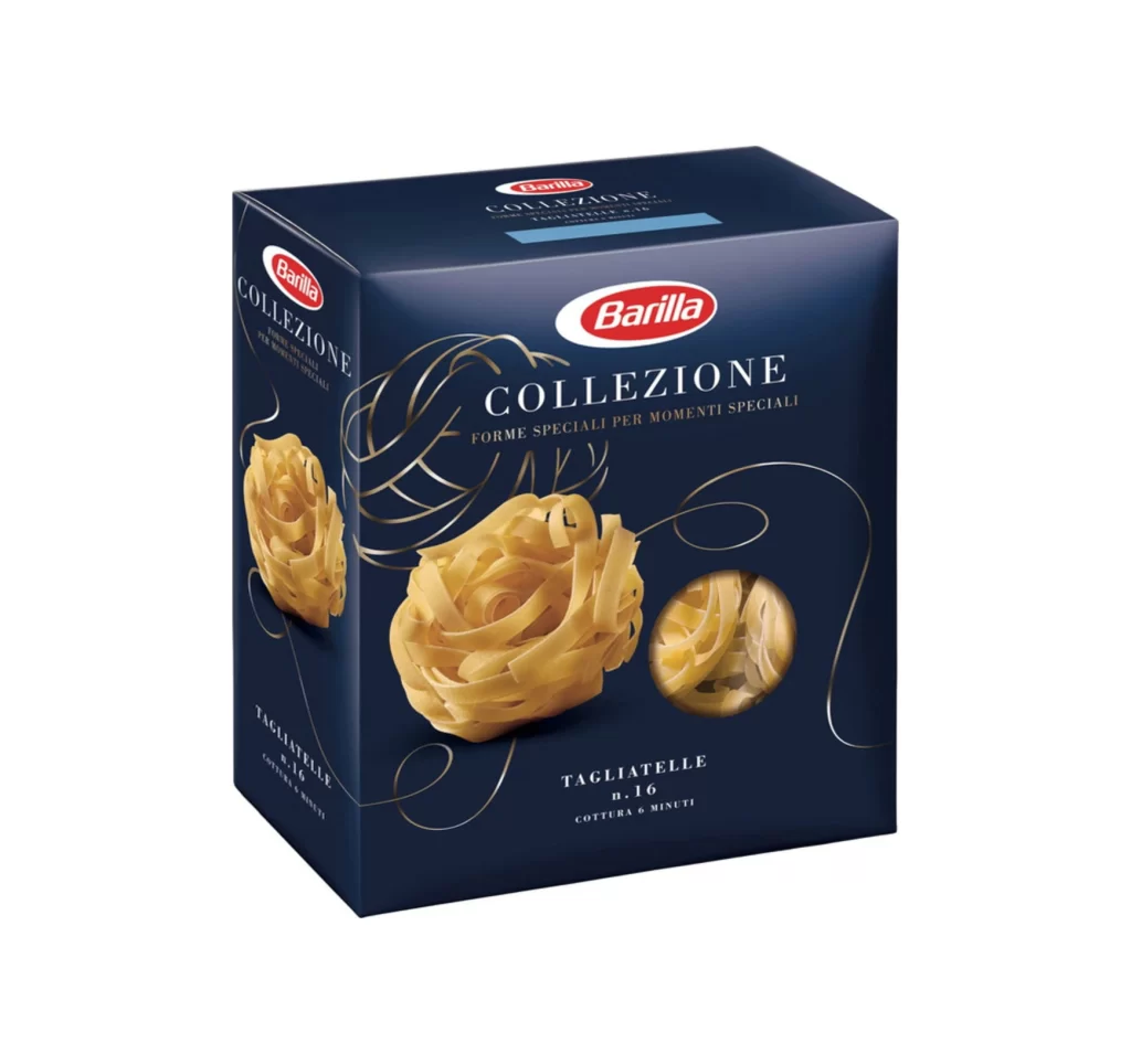 Pasta Box Dark Blue Gold Elegant