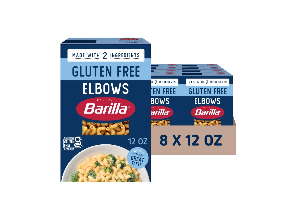 Pasta Gluten Free Packaging Blue Red