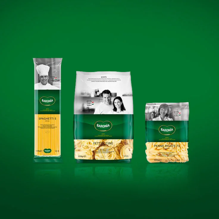 Pasta Green Yellow Chef