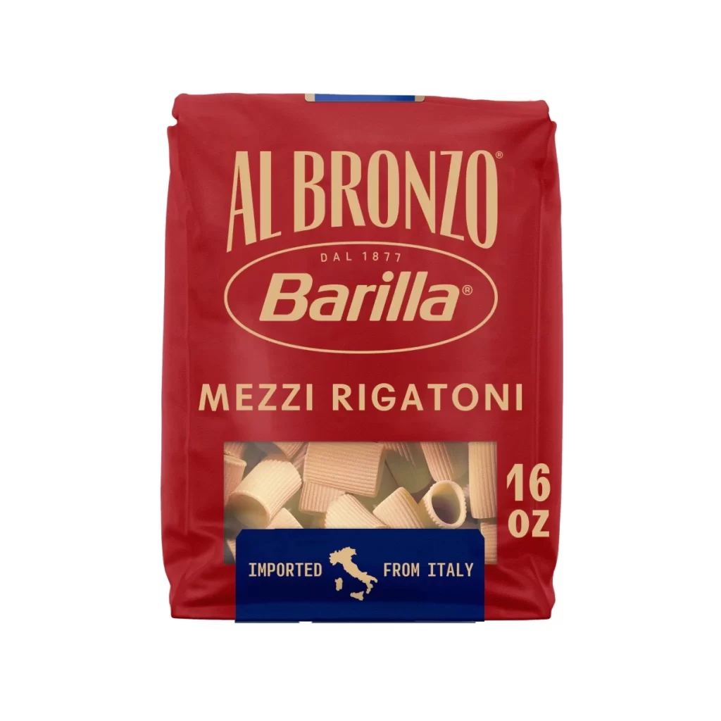 Pasta Packaging Red Gold
