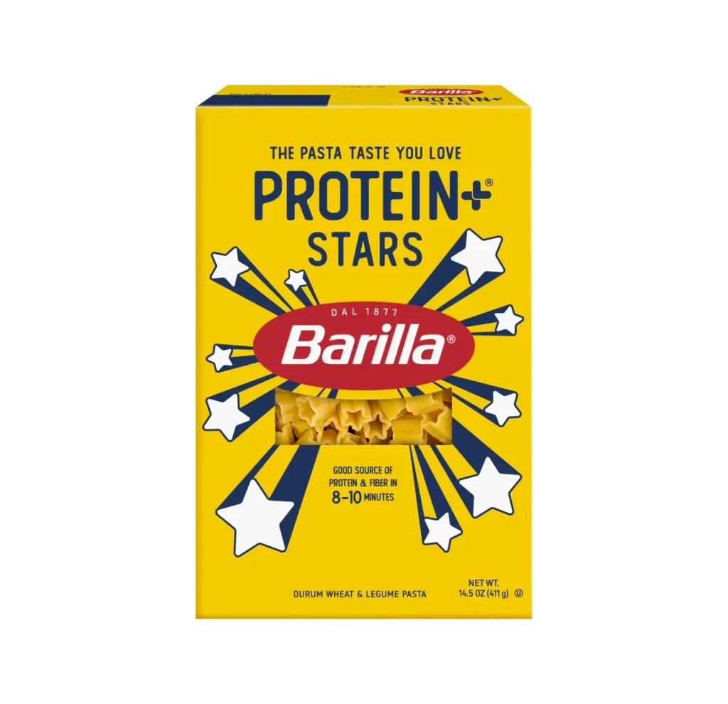 Pasta Protein+ Stars Yellow Red Blue