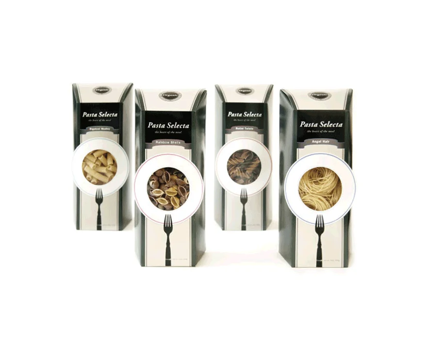 Pasta White Black Food