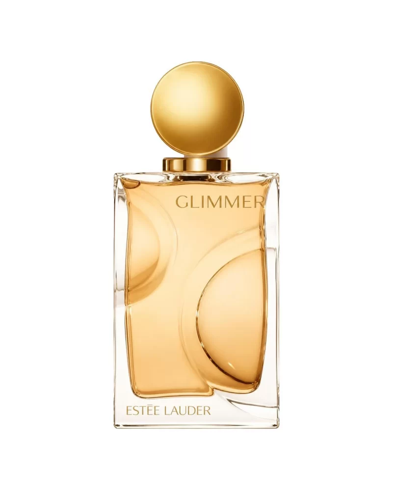 Perfume Bottle Gold Clear Elegant