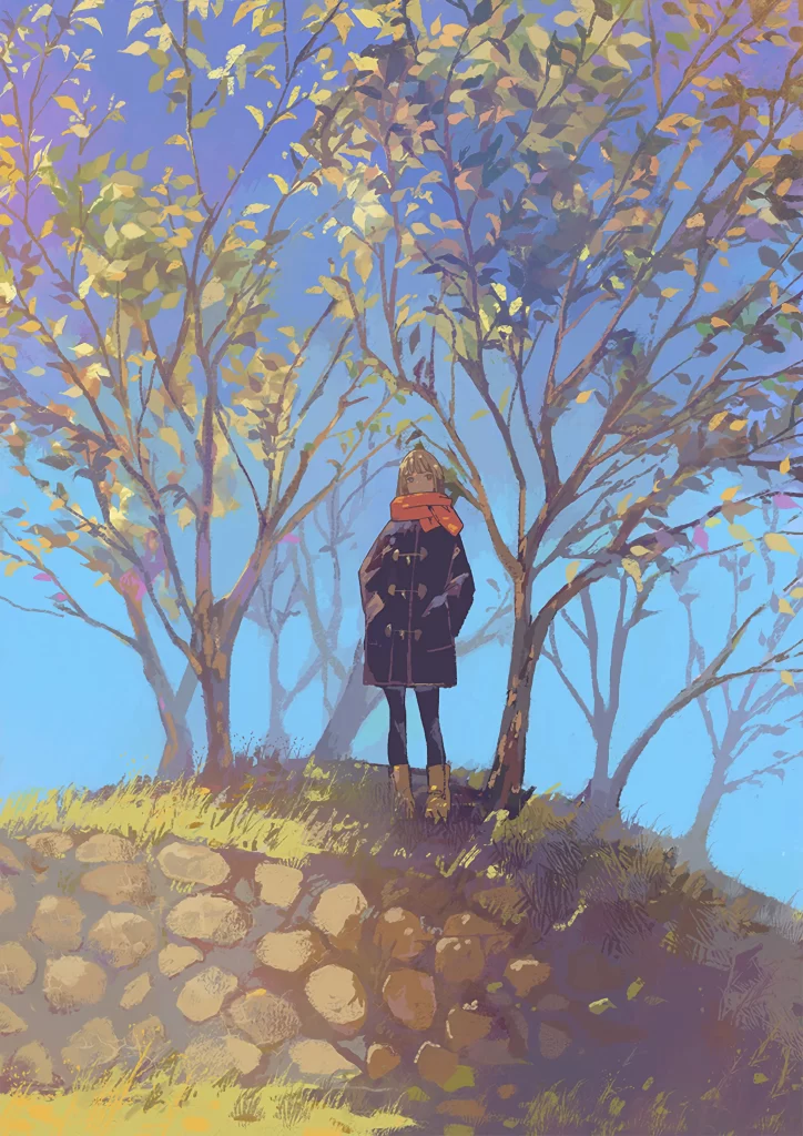 Person Autumnal Palette