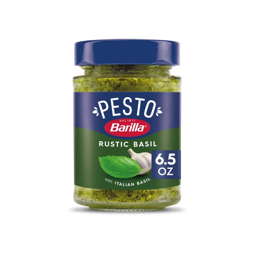 Pesto Basil Garlic Green Blue Rustic