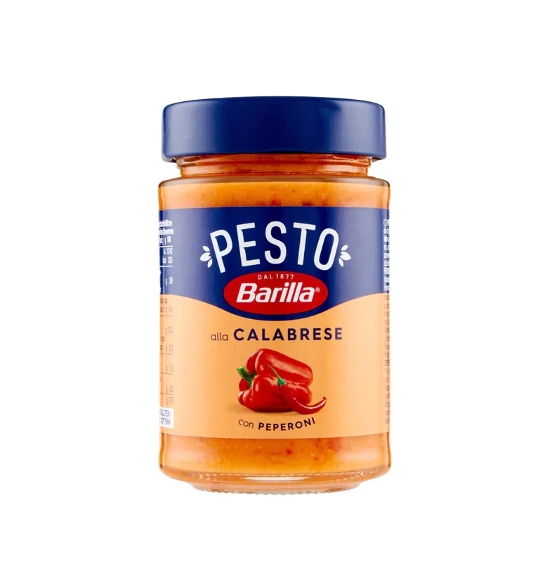 Pesto Sauce Blue Orange Yellow Italian