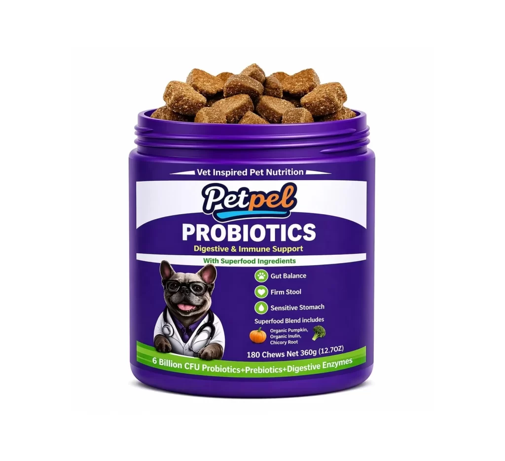 Petpel Probiotics Purple White Green Dog