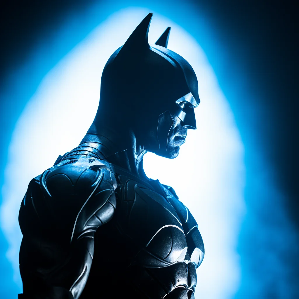 photography batman silhouette blue