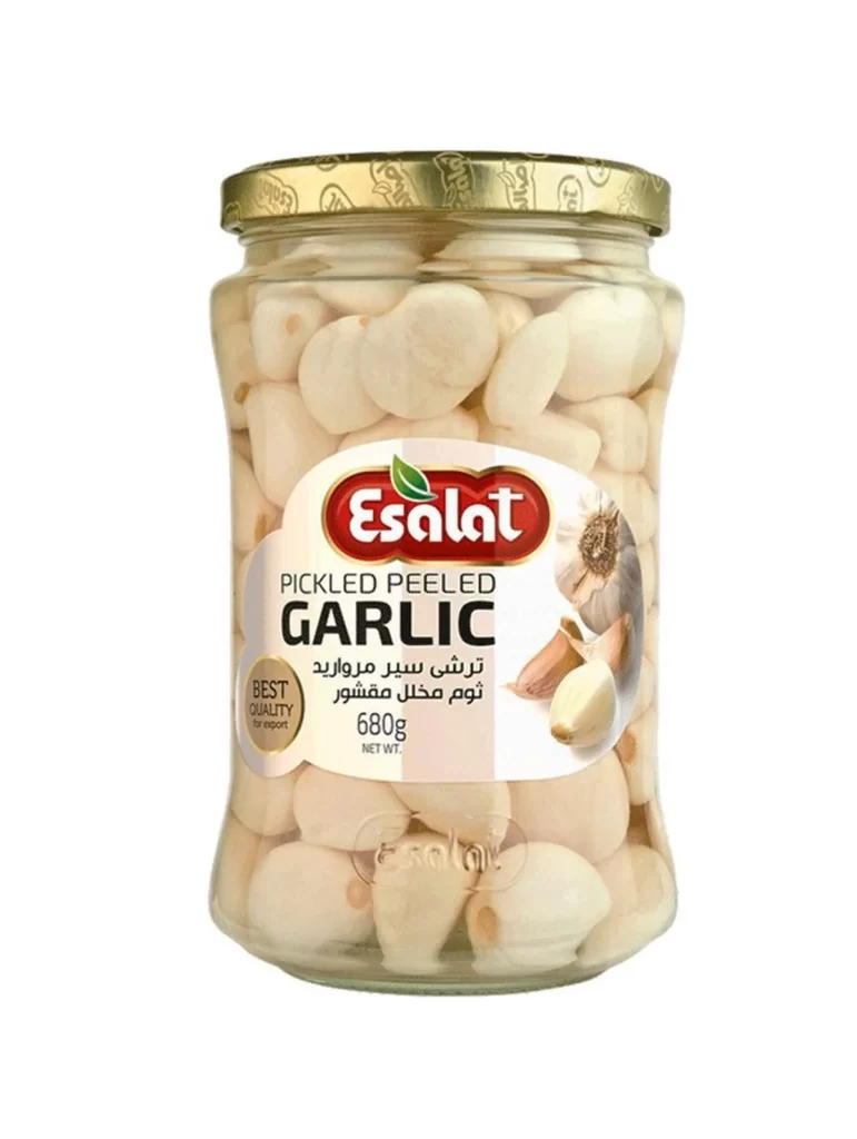 Pickled Garlic White Gold Clear