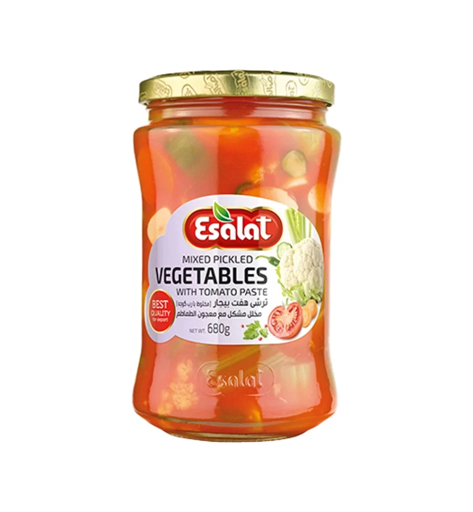 Pickled Vegetables Red White