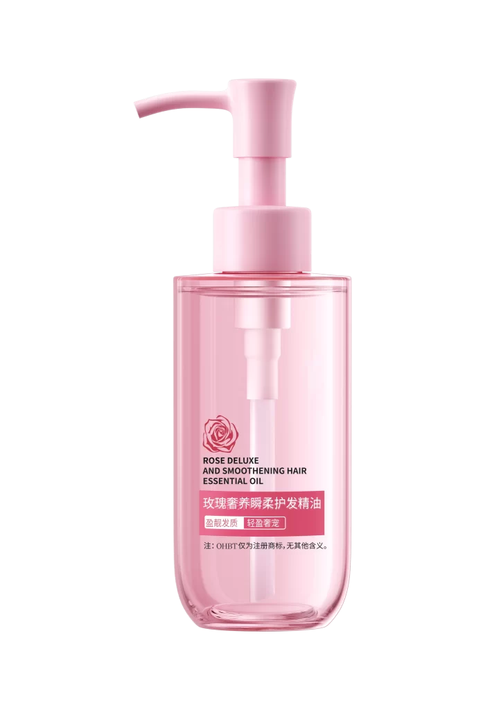 Pink Bottle Hair Essential Oil Rose