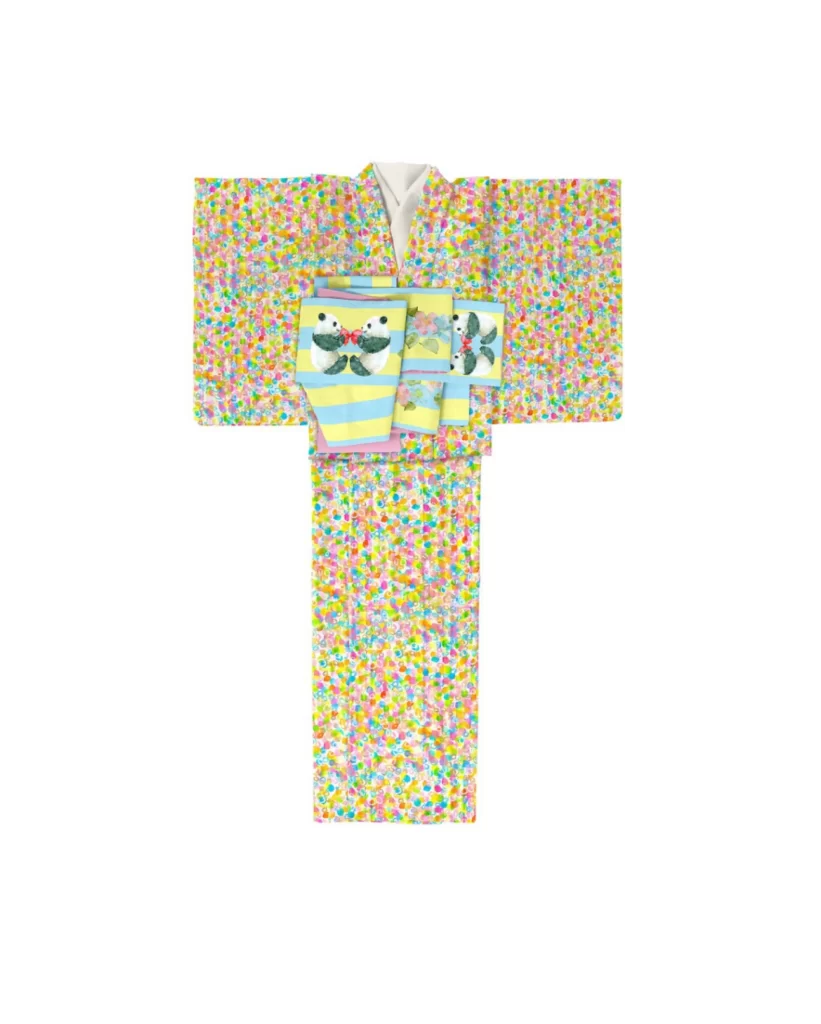 Pink Polka Dot Kimono