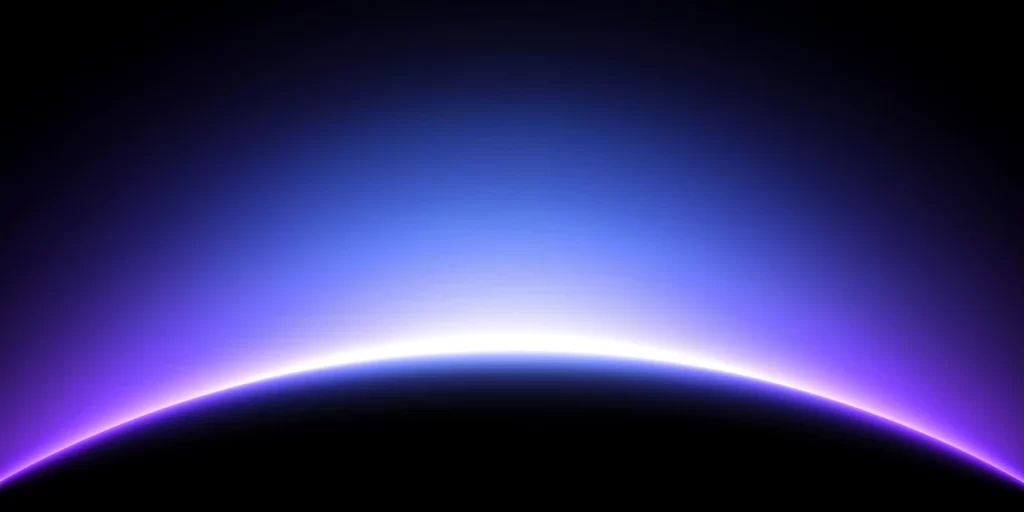 Planet Blue Purple Black Abstract