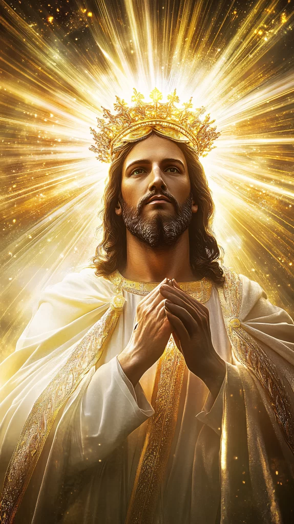Prayer Golden Light Crown Robe