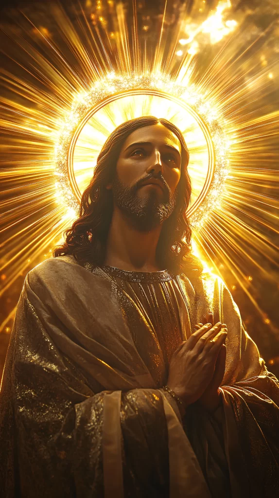 Prayer Golden Light Halo 799