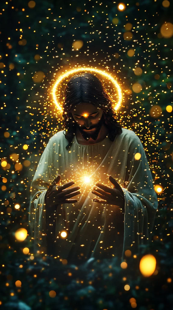 Prayer Golden Light Halo 975