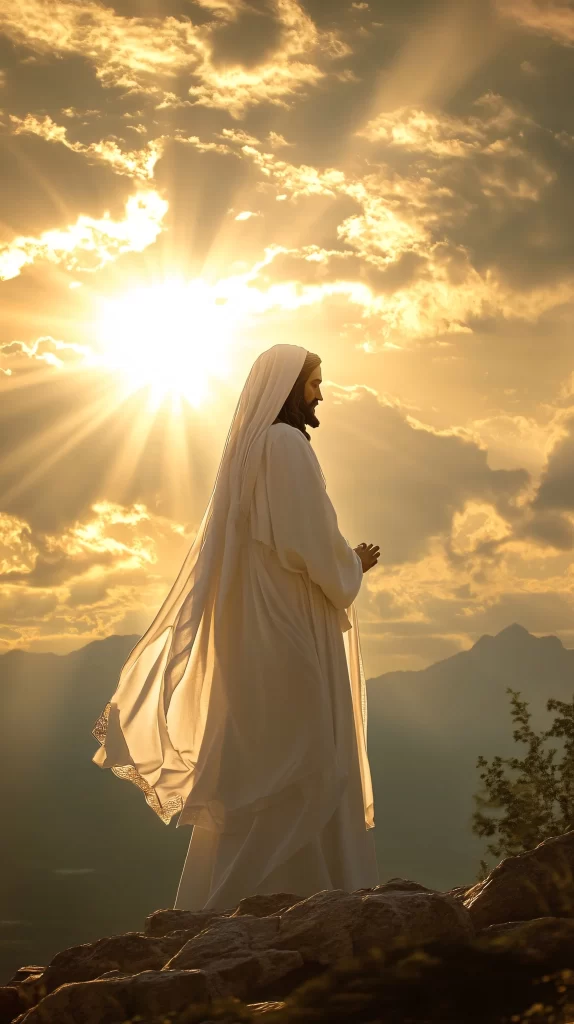 Prayer Golden Light Sky Clouds 521
