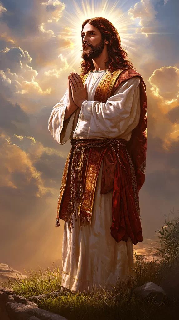 Prayer Golden Light Sky Clouds 607