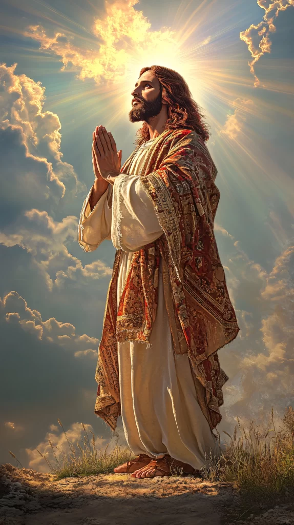 Prayer Golden Light Sky Clouds 856