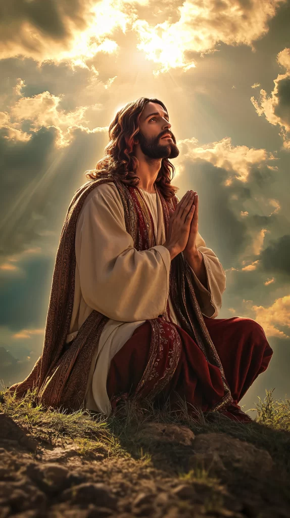 Prayer Golden Light Sky Clouds 877