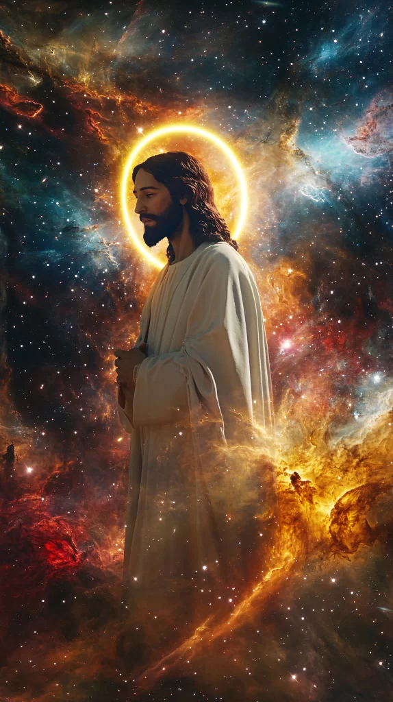 Prayer Halo Celestial Cosmic
