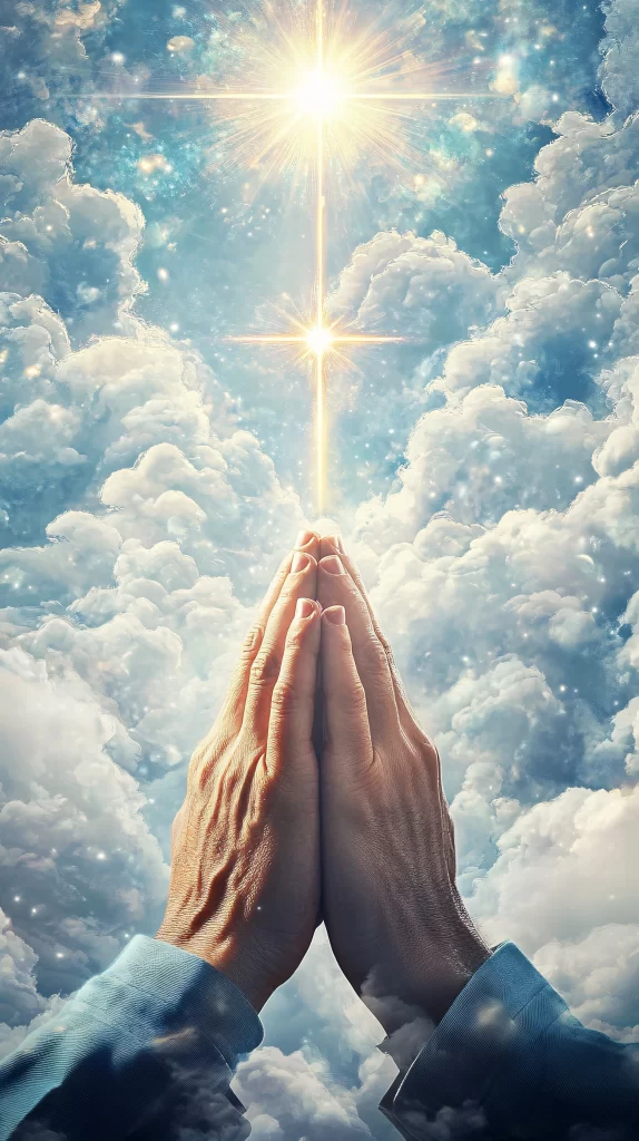 Prayer Light Sky Clouds