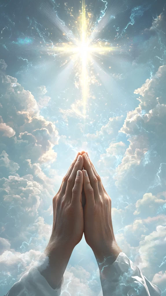 Prayer Light Sky Clouds