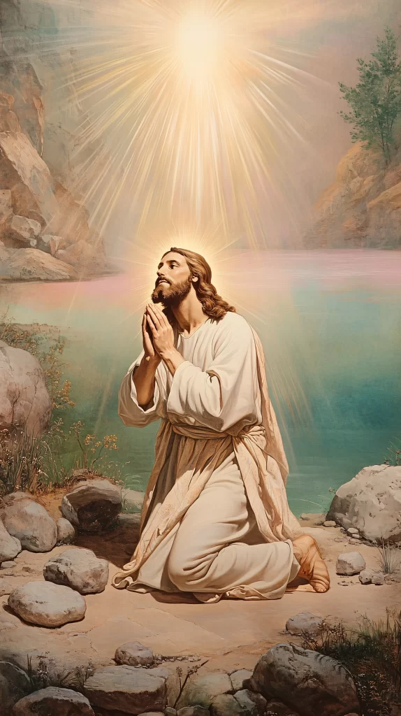 Prayer Light Sky Water 117