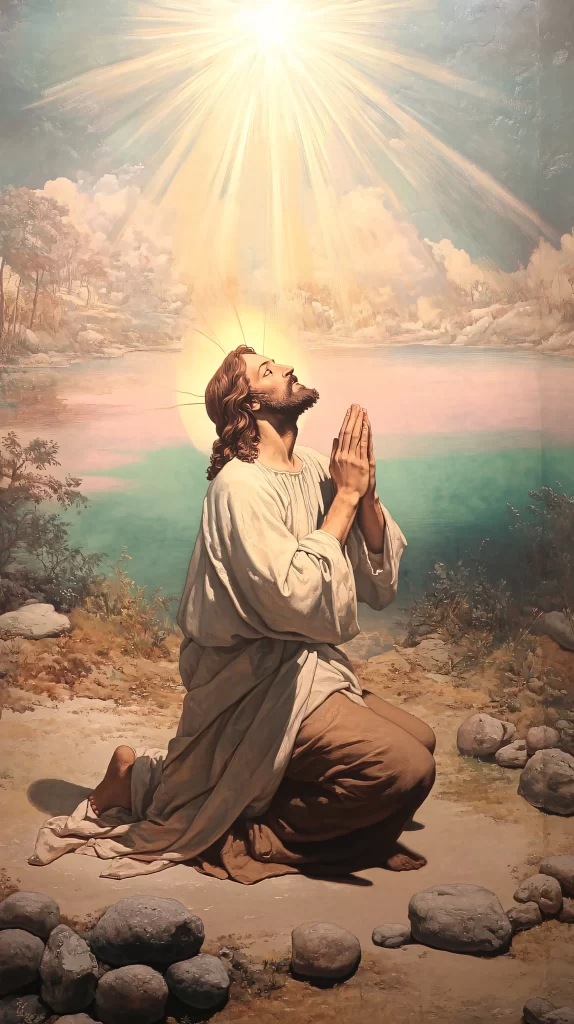 Prayer Light Sky Water 395