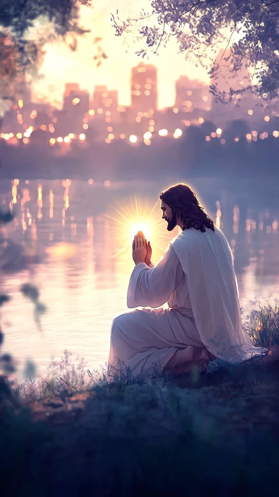 Prayer Light Water Cityscape