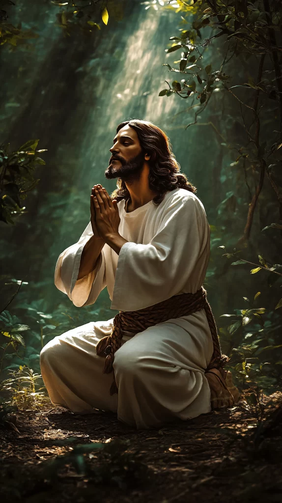 Prayer White Light Forest Nature 603