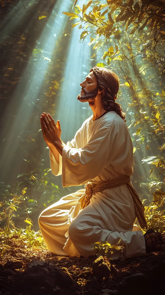 Prayer White Light Forest Nature 934