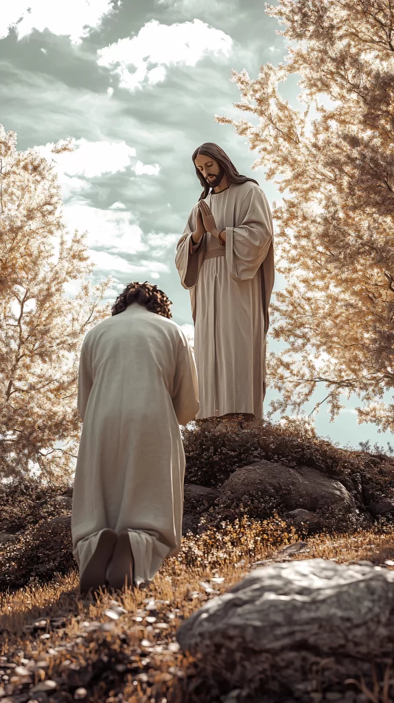 Prayer White Light Sky Trees