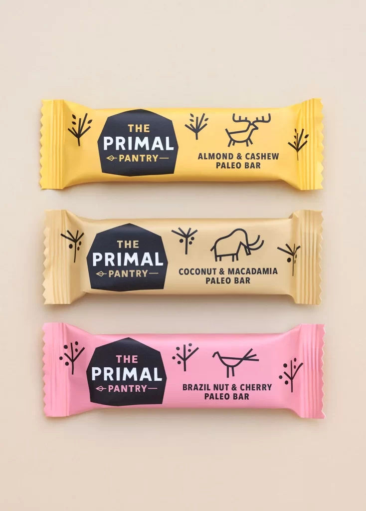 Primal Pantry Paleo Bar Yellow Gold Pink