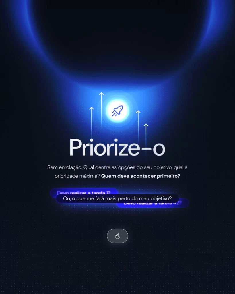 Prioritize Rocket Arrows Blue Dark
