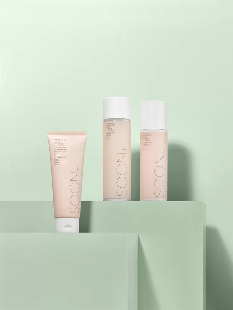 Probiotics Skincare Tube Pink Cleanse Foam