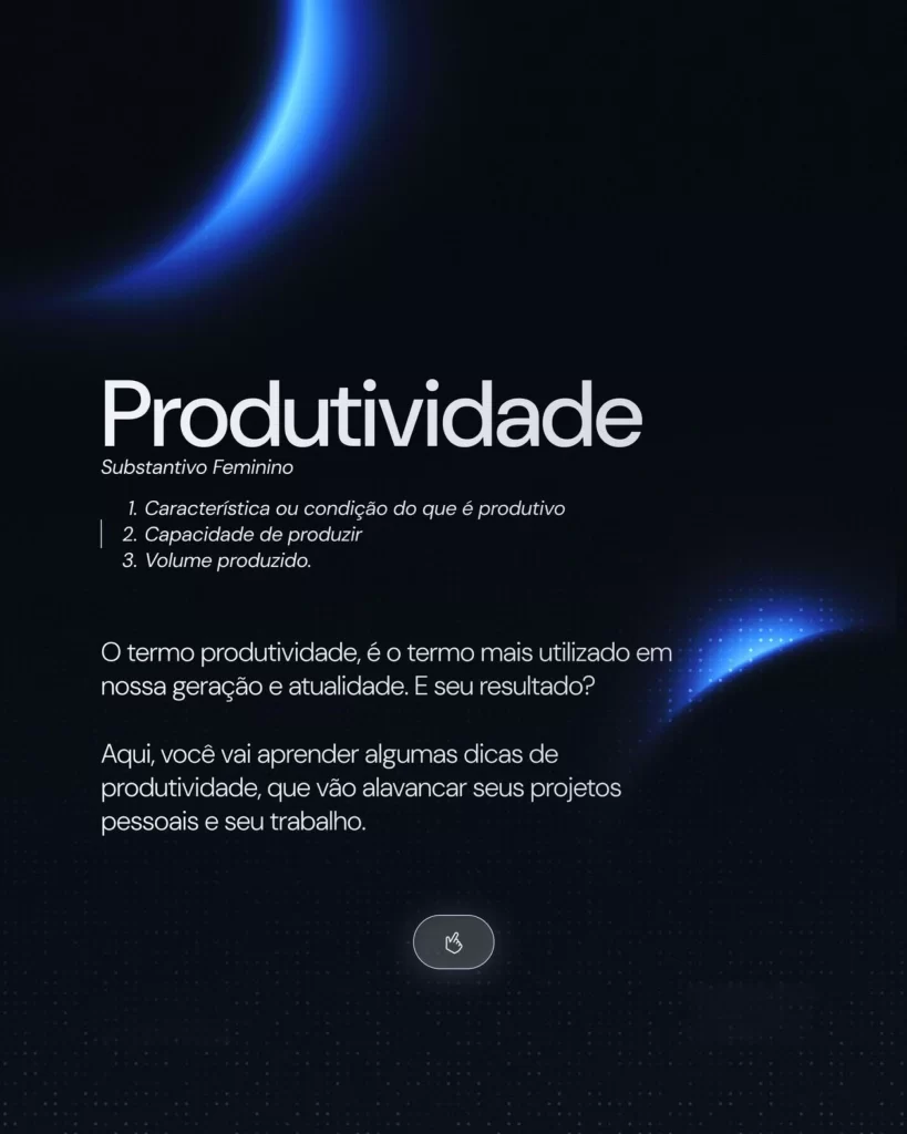 Productivity Text Blue Black Futuristic