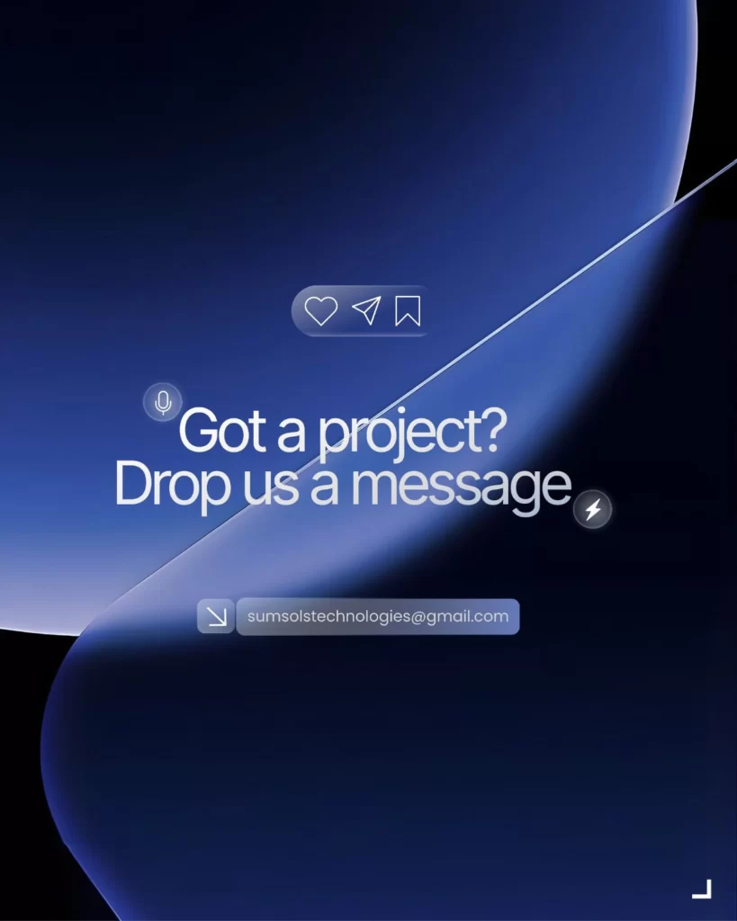 Project Message Email Blue
