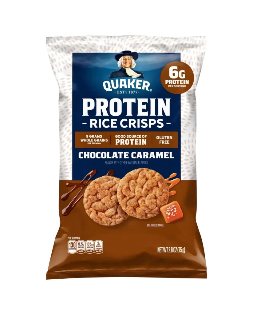 Protein Rice Crisps Chocolate Caramel Blue