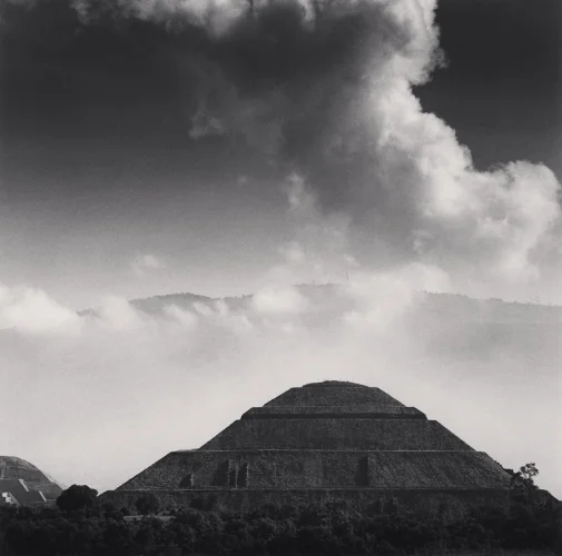Pyramid Monument Dramatic High Contrast Atmospheric