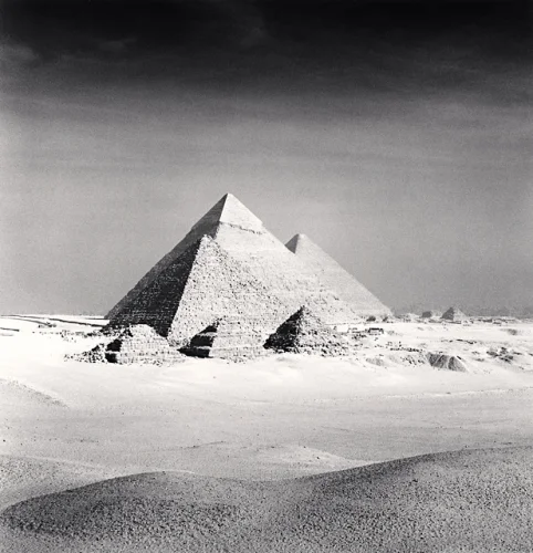 Pyramids Desert Minimalist High Contrast Timeless Monument
