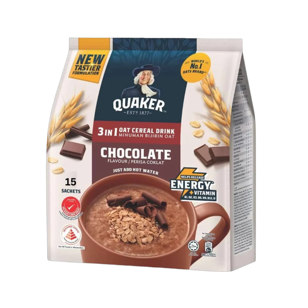 Quaker Oat Cereal Drink Chocolate Flavor