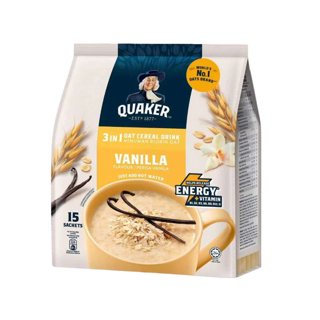 Quaker Oat Cereal Drink Vanilla 2