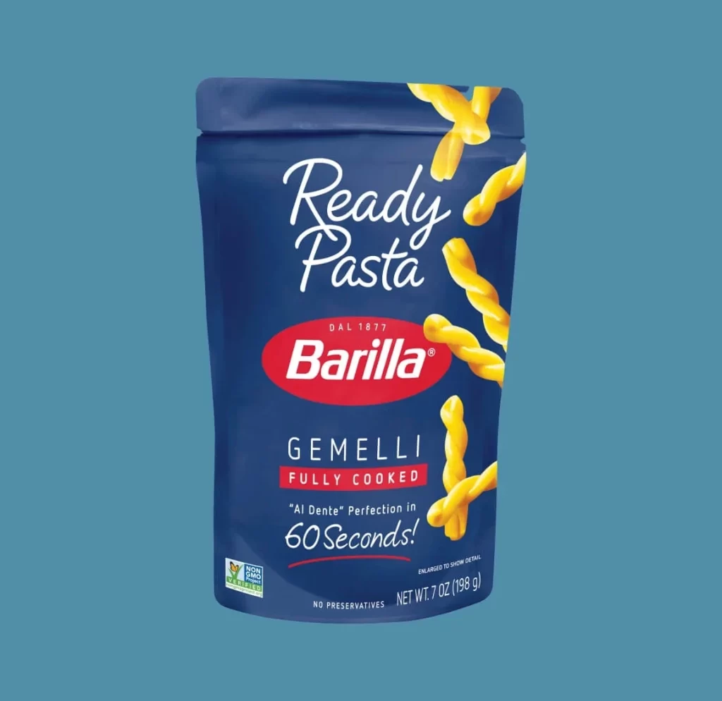 Ready Pasta Barilla Gemelli Blue Yellow