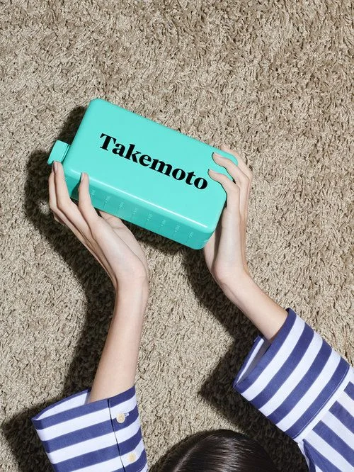Rectangular Box Plastic Mint Green Minimalist Skincare